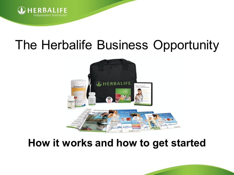 The Herbalife Business Opportunity